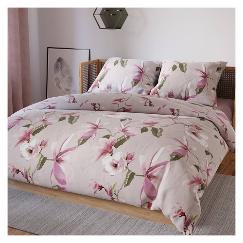 Komplet pościeli z bawełny satynowej 220x200 Magnolia