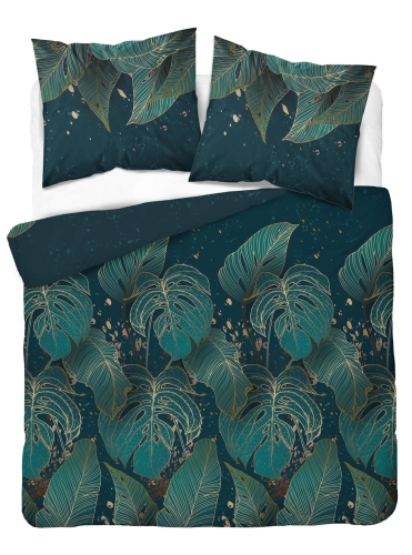 Pościel satyna bawełniana Home Satin 160x200 w złote liście