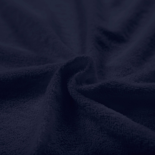 Prześcieradło 90x200 frotte z gumką w kolorze ciemno granatowym