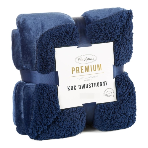 Koc Tedy 200x220 granatowy