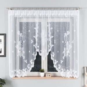 Firanka żakardowa gotowa Begonia 160x300 