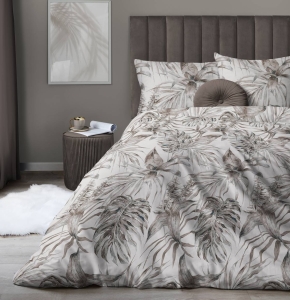 Pościel satyna bawełniana Home Satin 220x200 w liście
