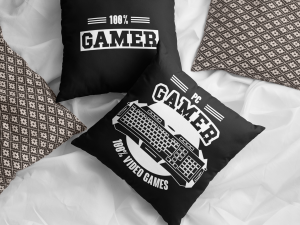 Poszewka bawełniana 40x40 Gamer