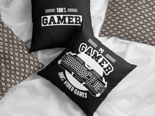 Poszewka bawełniana 40x40 Gamer