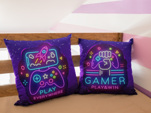 Poszewka bawełniana 40x40 Gamer Play