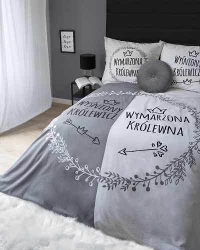 Pościel bawełniana Holland 160x200 Wyśniony Królewicz Wymarzona Królewna