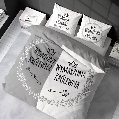 Pościel bawełniana Holland 220x200 Wyśniony Królewicz Wymarzona Królewna