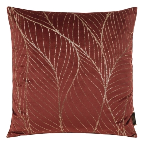 Poszewka dekoracyjna velvet 45x45 ceglana