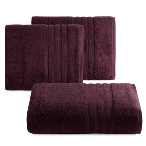 Ręcznik 50x90 Lavin bordowy z bawełny egipskiej