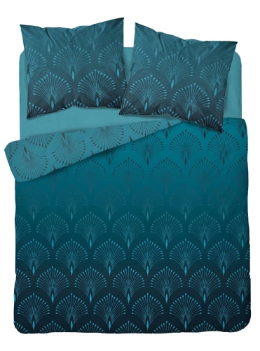 Pościel satyna bawełniana Home Satin turkusowa 220x200 ombre