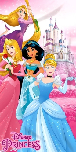 Ręcznik bawełniany dziecięcy licencyjny 70x140 Princess