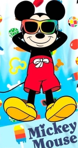 Ręcznik bawełniany dziecięcy licencyjny 70x140 Mickey Mouse