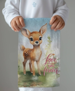 Ręcznik bawełniany dziecięcy 30x50 Sarenka