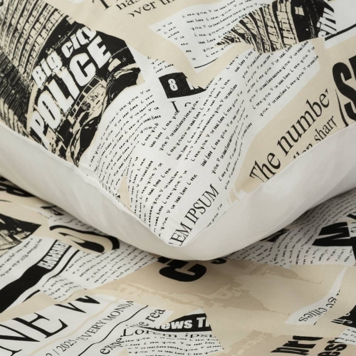 Komplet pościeli Sonia 100% bawełniana 220x200 gazeta