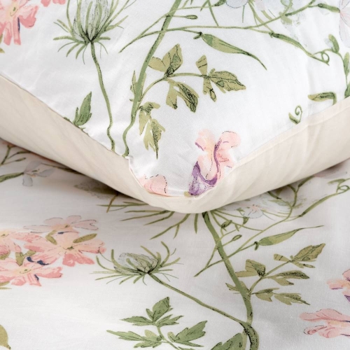 Komplet pościeli Sonia 100% bawełniana 220x200 w kolorowe kwiaty