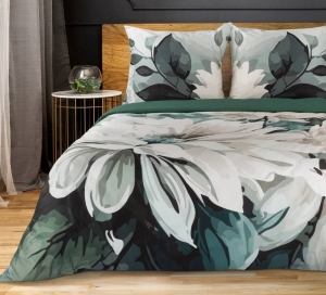 Ekskluzywna pościel z makosatyny Linda 160x200 Premium