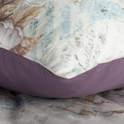 Komplet pościeli z bawełny satynowej Spring 160x200 w białe kwiaty
