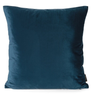 Poszewka dekoracyjna velvet 45x45 granatowa