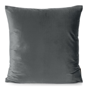 Poszewka dekoracyjna velvet 45x45 stalowa
