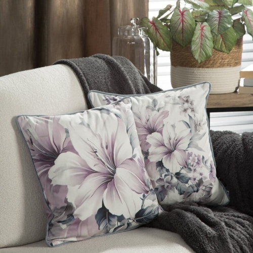 Poszewka dekoracyjna velvet 45x45 Kwiaty 