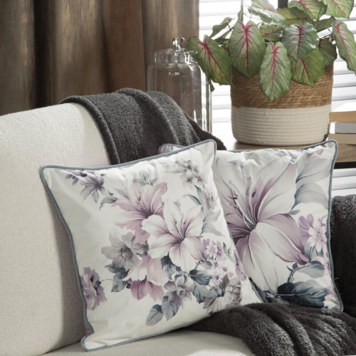 Poszewka dekoracyjna velvet 45x45 Kwiaty 
