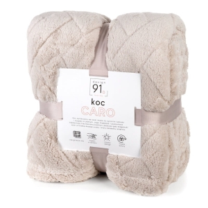 Koc Caro 150x200 beżowy