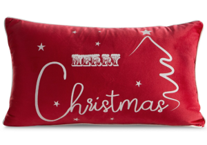 Świąteczna poszewka dekoracyjna czerwona 30x50 Merry Christmas 