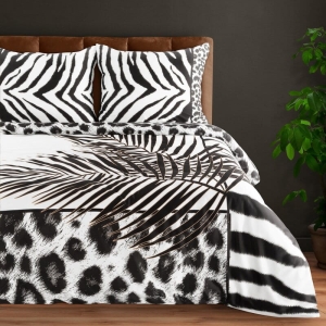 Ekskluzywna pościel z makosatyny 160x200 Zebra Eva Minge