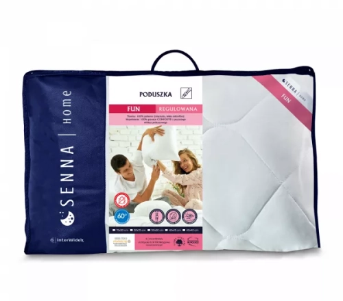 Poduszka Fun Regulowana 50x60 biała