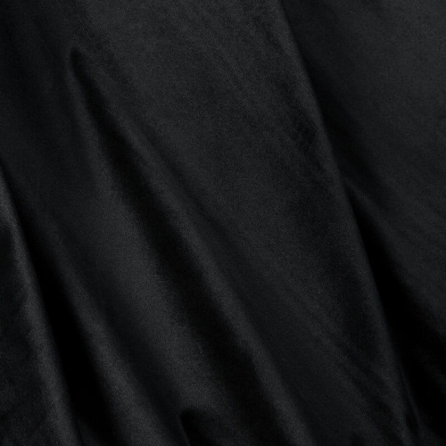Zasłona Aura 140x270 czarna falbanki taśma 