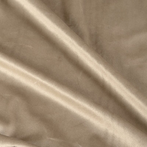 Zasłona Aura 140x270 ciemno beżowa falbanki taśma