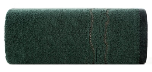 Ręcznik bawełniany ciemno zielony 50x90 Karin