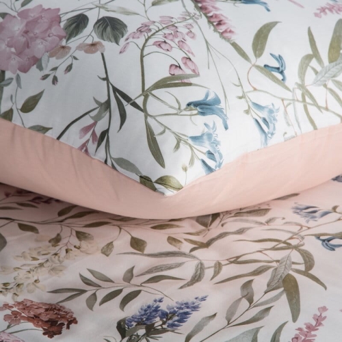 Komplet pościeli z bawełny satynowej Spring 220x200 wzór kwiatowy