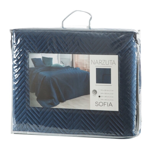 Narzuta Sofia 220x240 granatowa