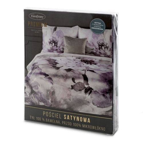 Pościel satynowa kreszowana 160x200 Premium
