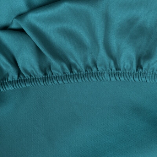 Prześcieradło D91 220x240 jersey z gumką w kolorze turkusowym