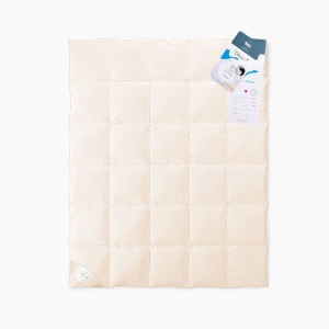 Kołdra całoroczna pierze gęsie 200x200 krem 2,4kg