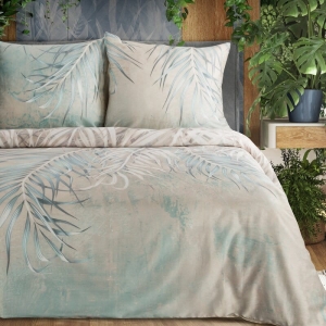 Pościel Premium bawełna satynowa 140x200 Liście Palmowe