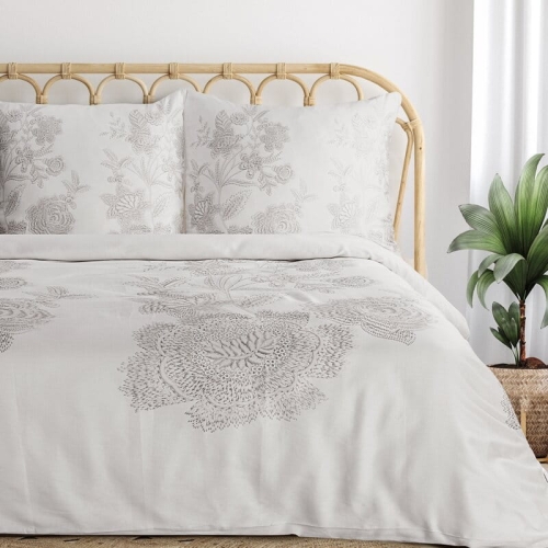 Pościel Premium bawełna satynowa 160x200 Motyw Roślinny