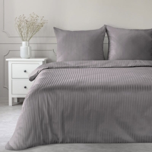 Komplet pościeli z adamaszku 160x200 stalowej