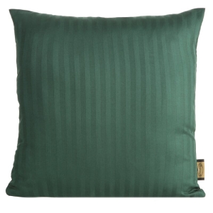 Poszewka w pasy 40x40 ciemno zielona