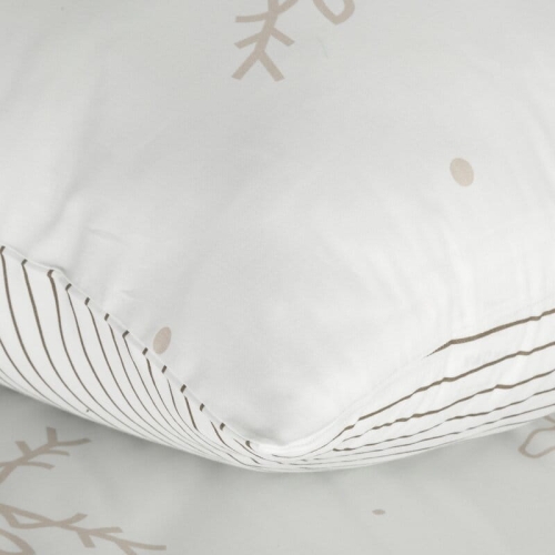 Świąteczna pościel z bawełny satynowej 220x200 Świąteczny Minimalizm