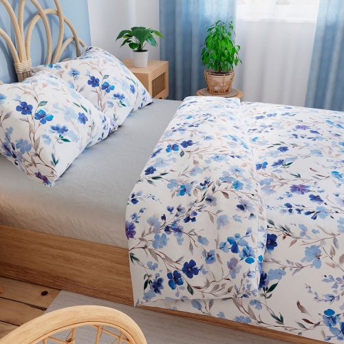 Komplet pościeli z bawełny satynowej 220x200 Florisse