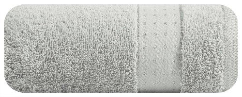 Ręcznik 70x140 Beth srebrny z kryształkami