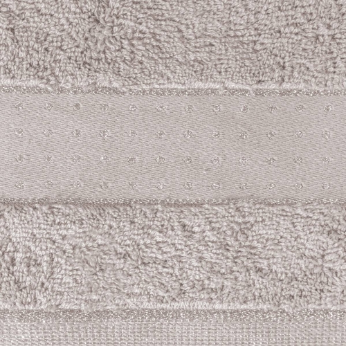 Ręcznik 70x140 lila z kryształkami