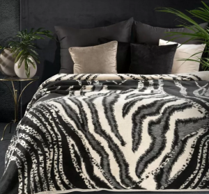 Koc akrylowy 150x200 Zebra
