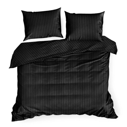 Komplet pościeli Vera z adamaszku 160x200 czarna 