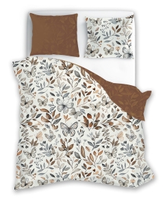 Pościel Boho bawełniana 220x200 w motyle