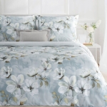 Komplet pościeli z bawełny satynowej 160x200 w pastelowych kolorach w magnolie