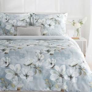 Komplet pościeli z bawełny satynowej 160x200 w pastelowych kolorach w magnolie